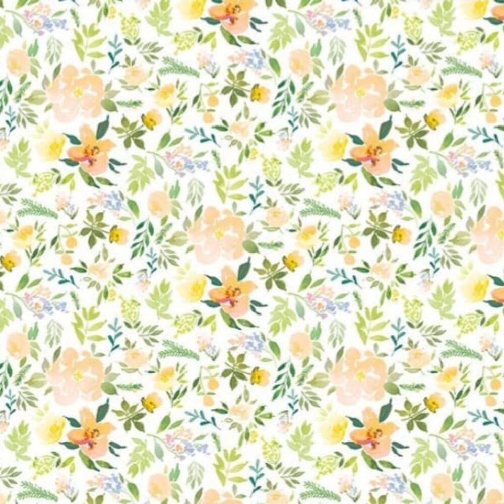 Watercolor Collection 100% Cotton Quilting Fabrics by the Yard - In The Beginnin